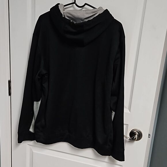 Nike Therma-fit hooded sweatshirt hoodie - black & gray - Men's L - Picture 9 of 12